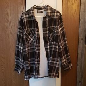 Men's David Taylor Gray Button-Up Sz L